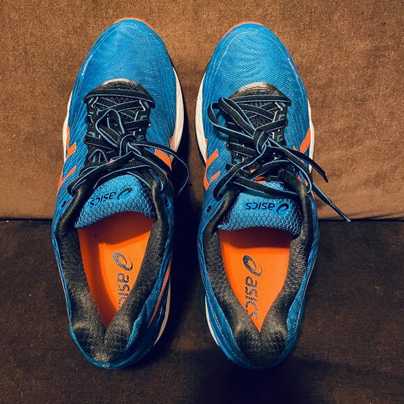 ASICS Gel-Nimbus 18 Onyx/Silver/Blue Jewel T600N-9993 Mens 11 US 45 EUR - Picture 7 of 13